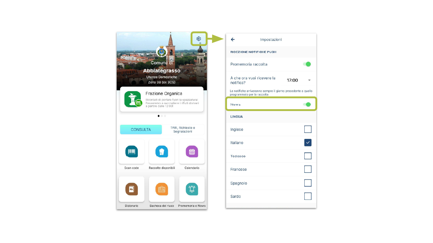 Notifiche Compostaggio Domestico